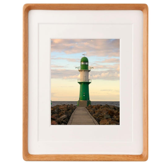 6x6 Solid Teak Wood Picture Frame Matted to 4x4 | Shatterproof Plexiglass, Mortise-Tenon Build, Horizontal & Vertical Tabletop Wall Mounting Square Display Frame BST220