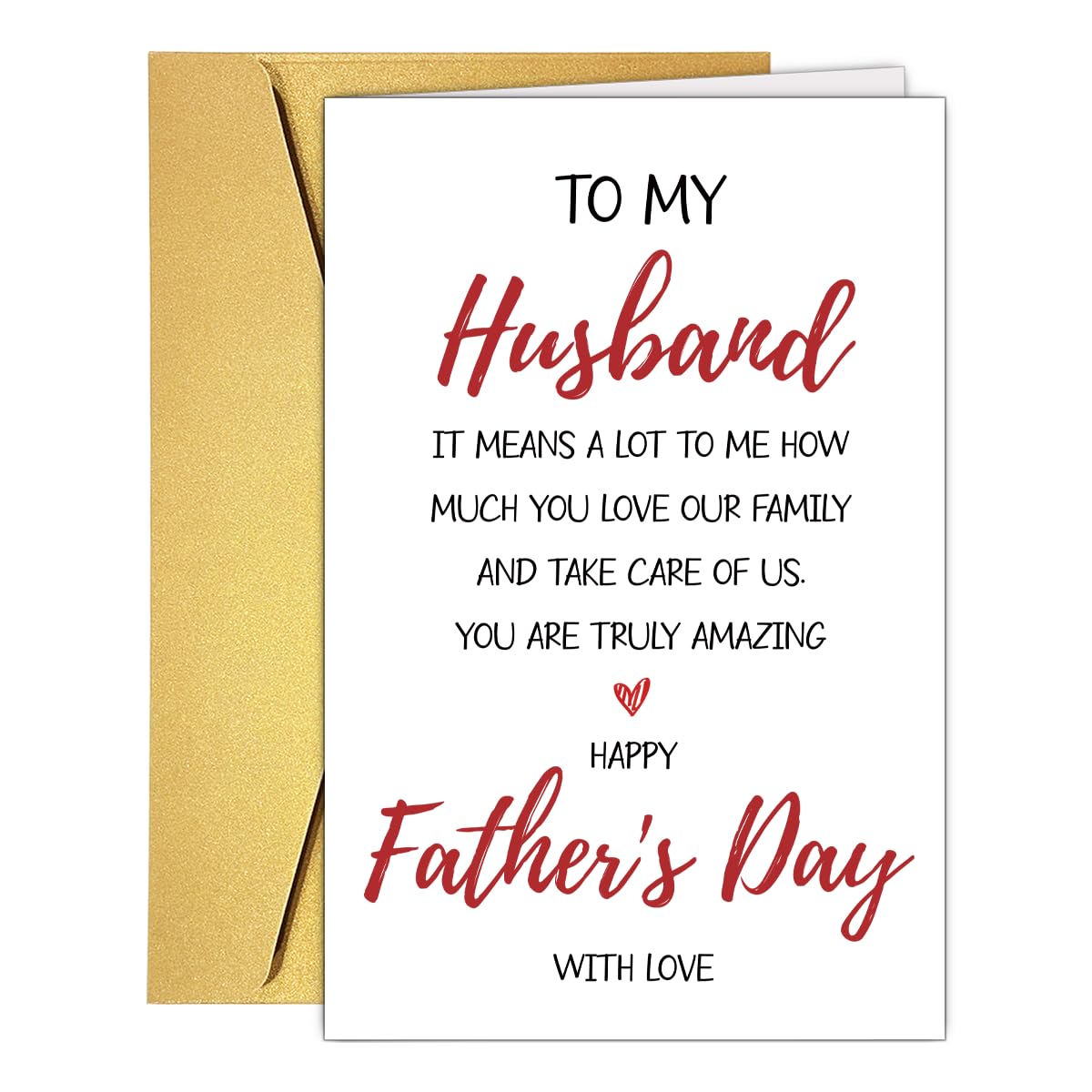 Funny Fathers Day Card for Dad Stepdad Bonus Dad Husband Grandpa, Humorous Happy Father's Day Card Gift from Son Daughter Grandson Granddaughter, Unique Fathers Day Card for Him BST202