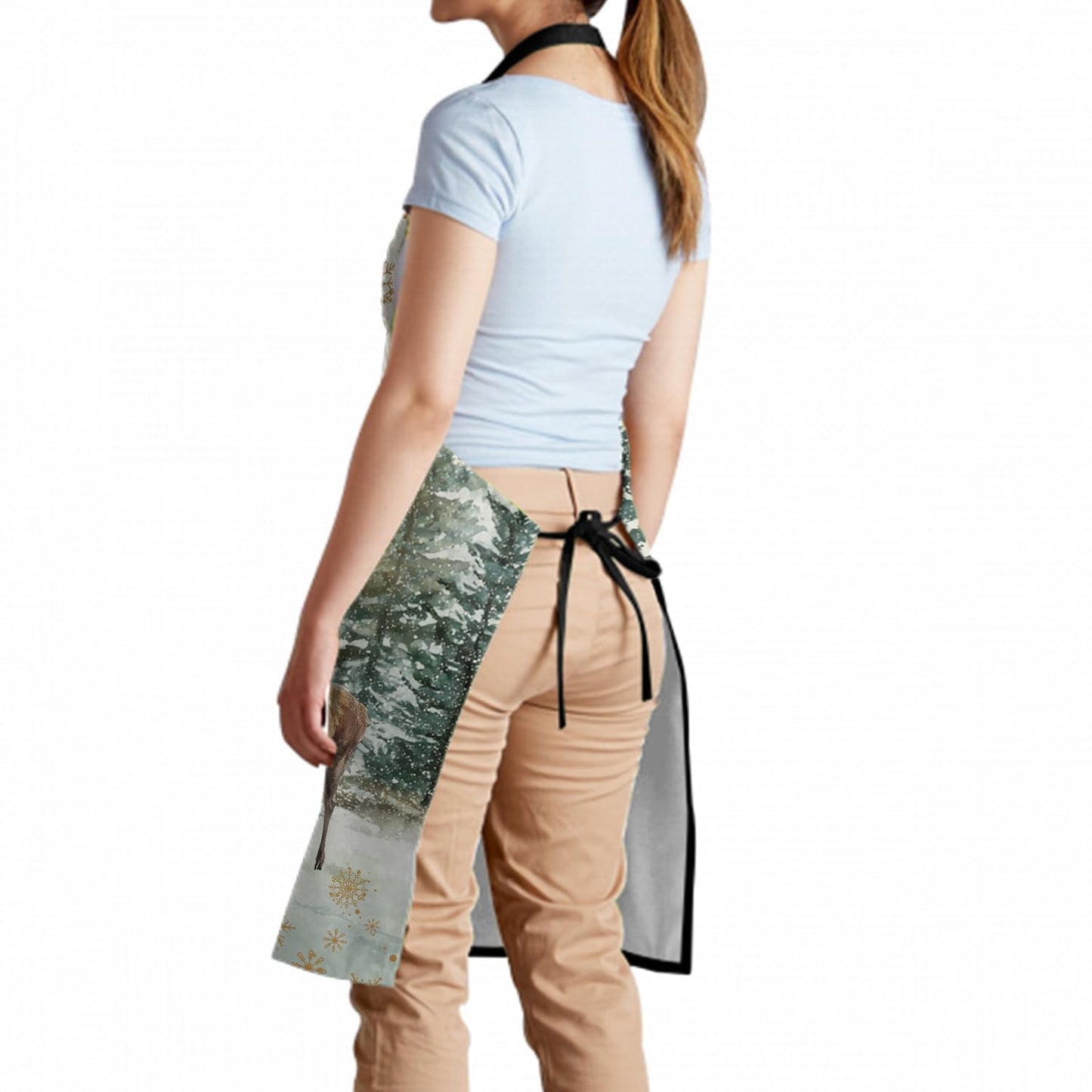 Giwawa Unisex Adult Apron Waterproof Stain Resistant Kitchen Cooking Apron with 2 Pockets for BBQ Grill Painting BST326H