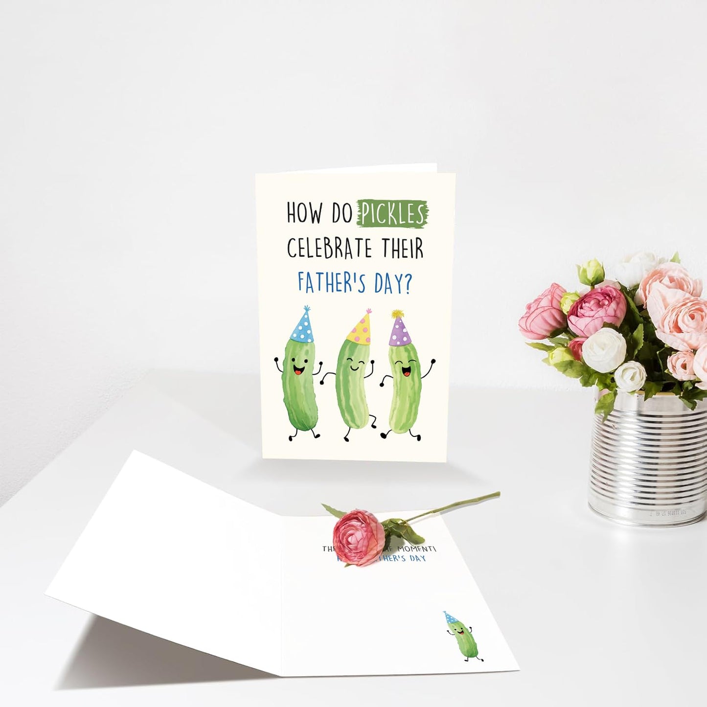 Funny Fathers Day Card for Dad Daddy Bonus Dad, Cute Cards for Fathers Day, Father's Day Cards from Son Daughter, Father's Day Cards Gift For Men Him BST202