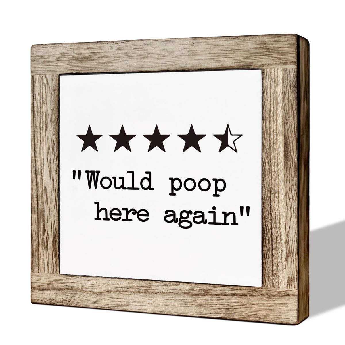 Bathroom Decor, Funny Bathroom Decor, Flush the Toilet This is Not Show and Tell, Wooden Box Signs for Home Decor, Bathroom Decor Tabletop, Kids Bathroom Rules Sign Decor, Bathroom Box Sign B6-71 BST202