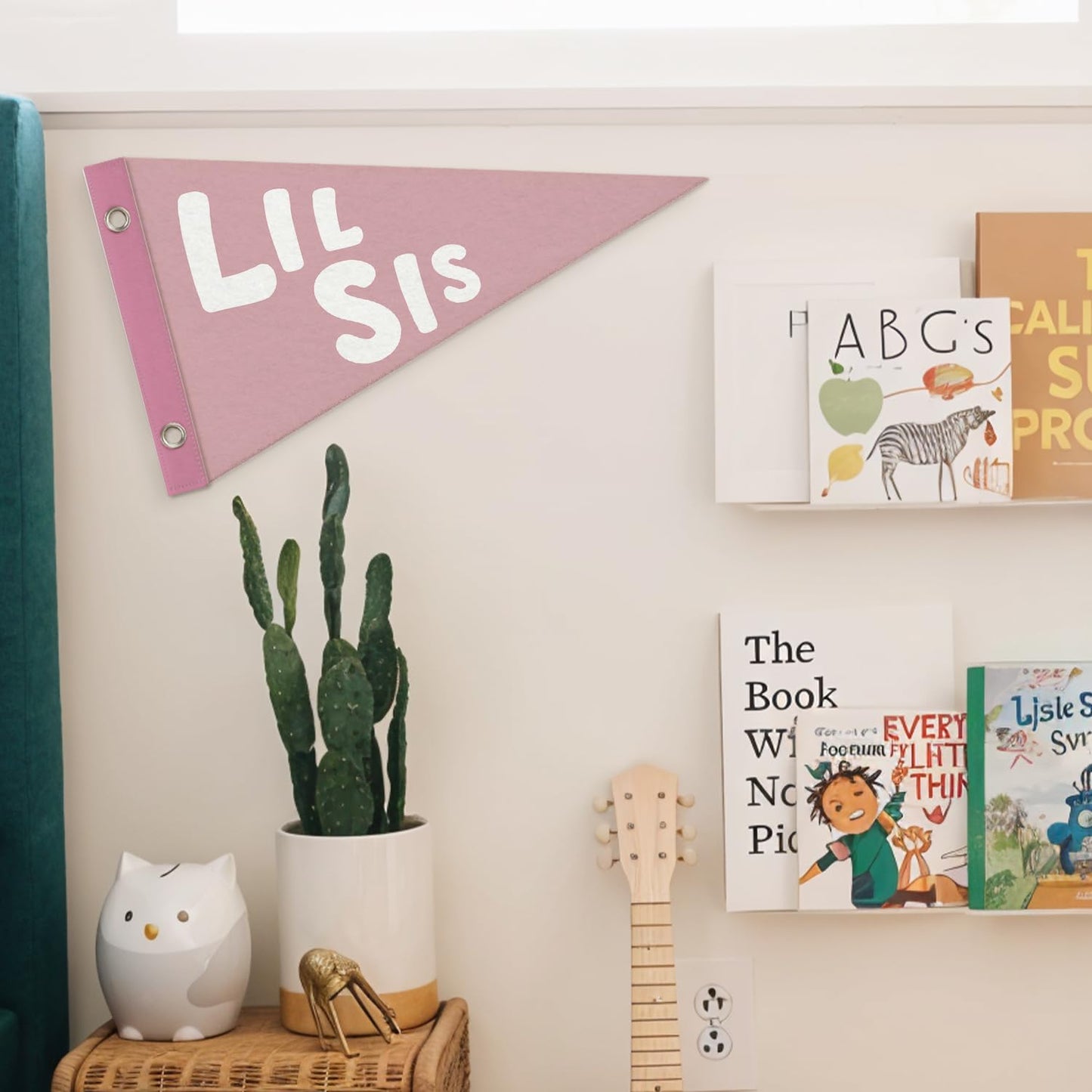 Boy Nursery Decor Pennant Banner Flags Decor, Playroom Essentials, Dude Felt Banner Wall Art Decor for Toddler Kids Room Nursery,Boy Playroom Decor 7.4x14 Inch BST326H