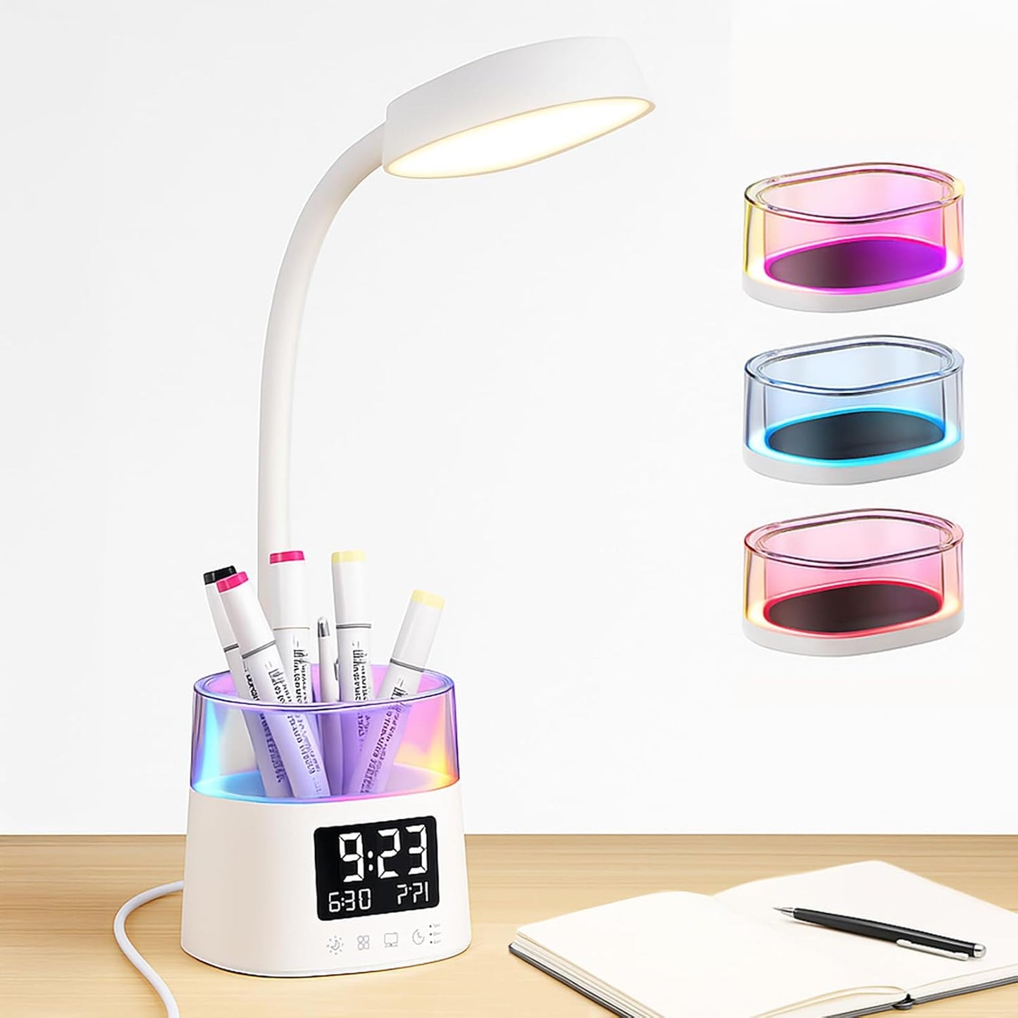 Led Desk Lamp with Pen Holder 82