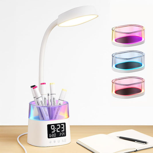 Led Desk Lamp with Pen Holder 82