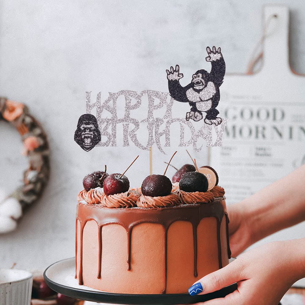 Music Happy Birthday Cake Topper，Roll Music Cake Decor Hip Hop Dancing Ball Cake Decorations，Guitar Note Birthday Party Supplies BST220