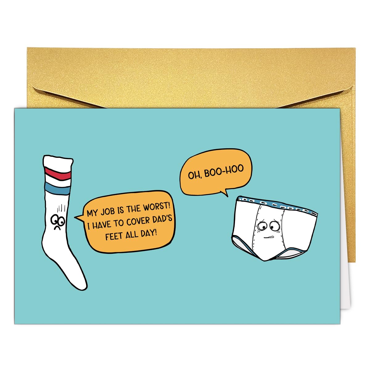 Funny Fathers Day Card for Dad Daddy Bonus Dad, Cute Cards for Fathers Day, Father's Day Cards from Son Daughter, Father's Day Cards Gift For Men Him BST202