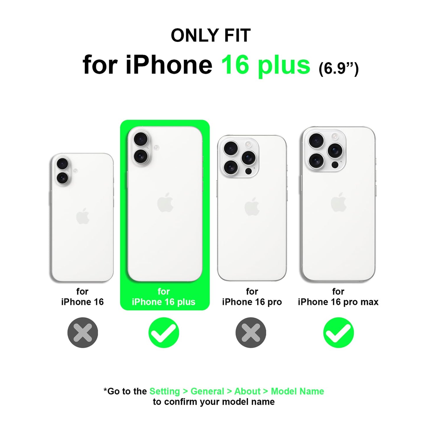 PULOKA for iPhone 14 Pro Transparent Case, Compatible with MagSafe, Clear Protector Slim Cover, Magnetic Phone Case for iPhone 14 Pro 6.1 inch Balck WN420