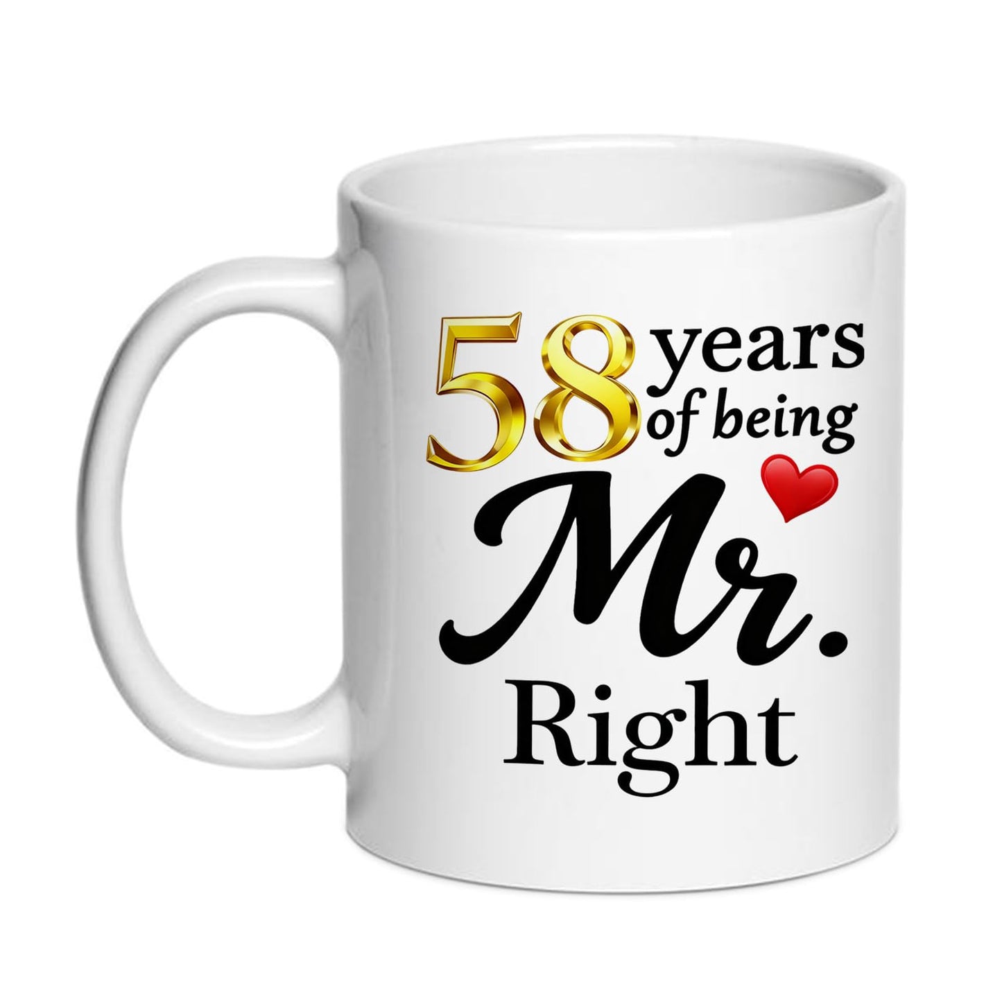 10 Year Anniversary For Couple Coffee Mugs Set of 2-10th Wedding Gifts Decorations for Parents Grandparents Husband Wife Him Her 11oz (10th) BST220
