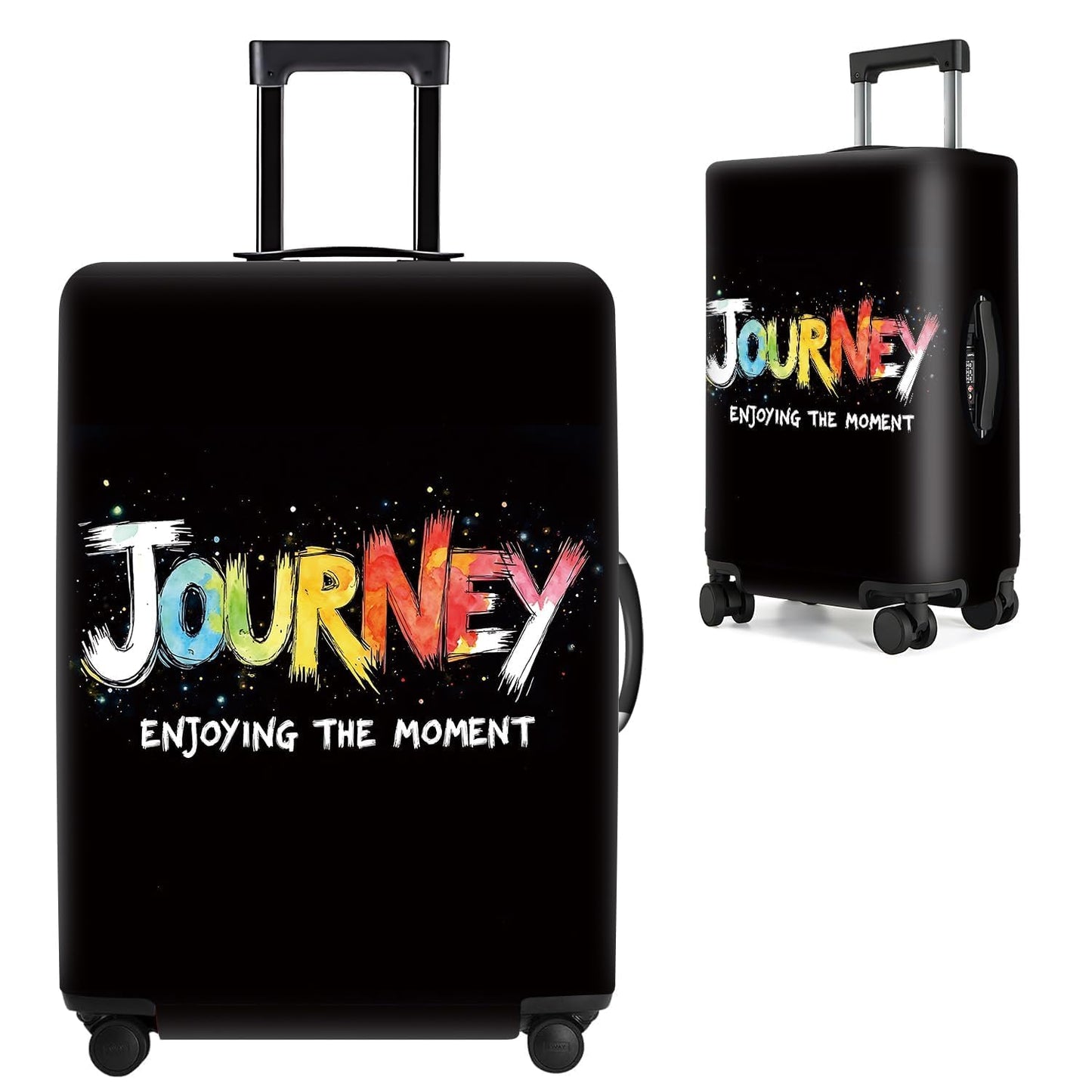Colorful Abstract Art Luggage Cover – Vibrant Woman Face Design Suitcase Protector – Fits 32 to 34 Inch Travel Luggage,XL BST202