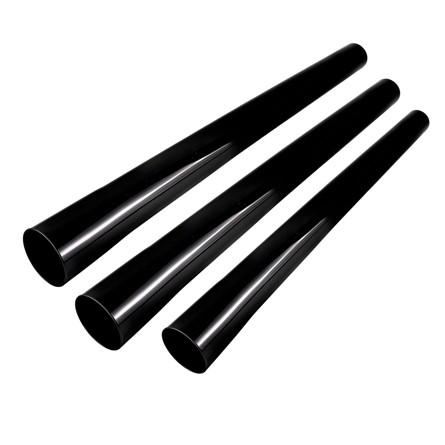 Vacuum Extension Tubes 2Pack, 1.25 Inch Diameter, 14.76" and 17.71" Length - Black | Compatible with 1-1/4 Inch Hose Wet/Dry Vacuum Cleaners | Versatile Tool (Black, 1 P14.76" +1 P 17.71 ") BST202