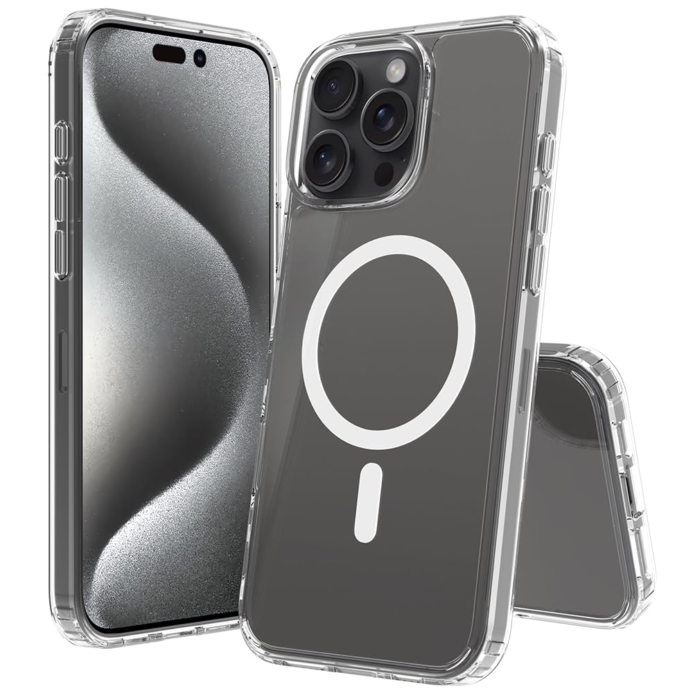 Magnetic for iPhone 17 Air Phone Case, [Compatible with MagSafe], Screen Protector X1, [Military Grade Drop Protection],Matte Finish,Slim,Shockproof,Protective (Black, iPhone 17 AIR) WN420