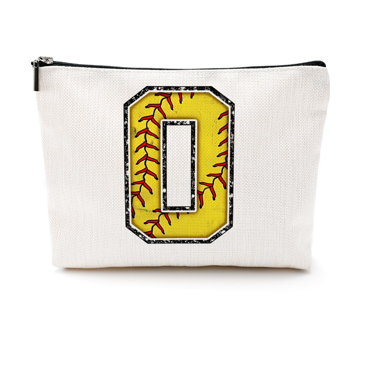 Soccer Gifts Initial Makeup Bag Soccer Girl Gifts Cosmetic Bag Letter D | Monogrammed Zipper Pouch Soccer Accessories for Girls Women Player Coaches Friend Graduation Birthday Gifts BST202