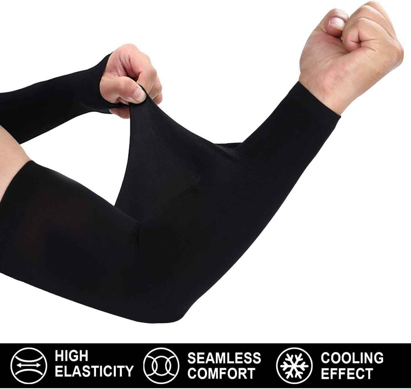 Arm Sleeves for Women Men Hand Cover Cooling Compression Arm Sleeve Tattoo Cover Up Sleeves to Cover Arm Warmers WN420