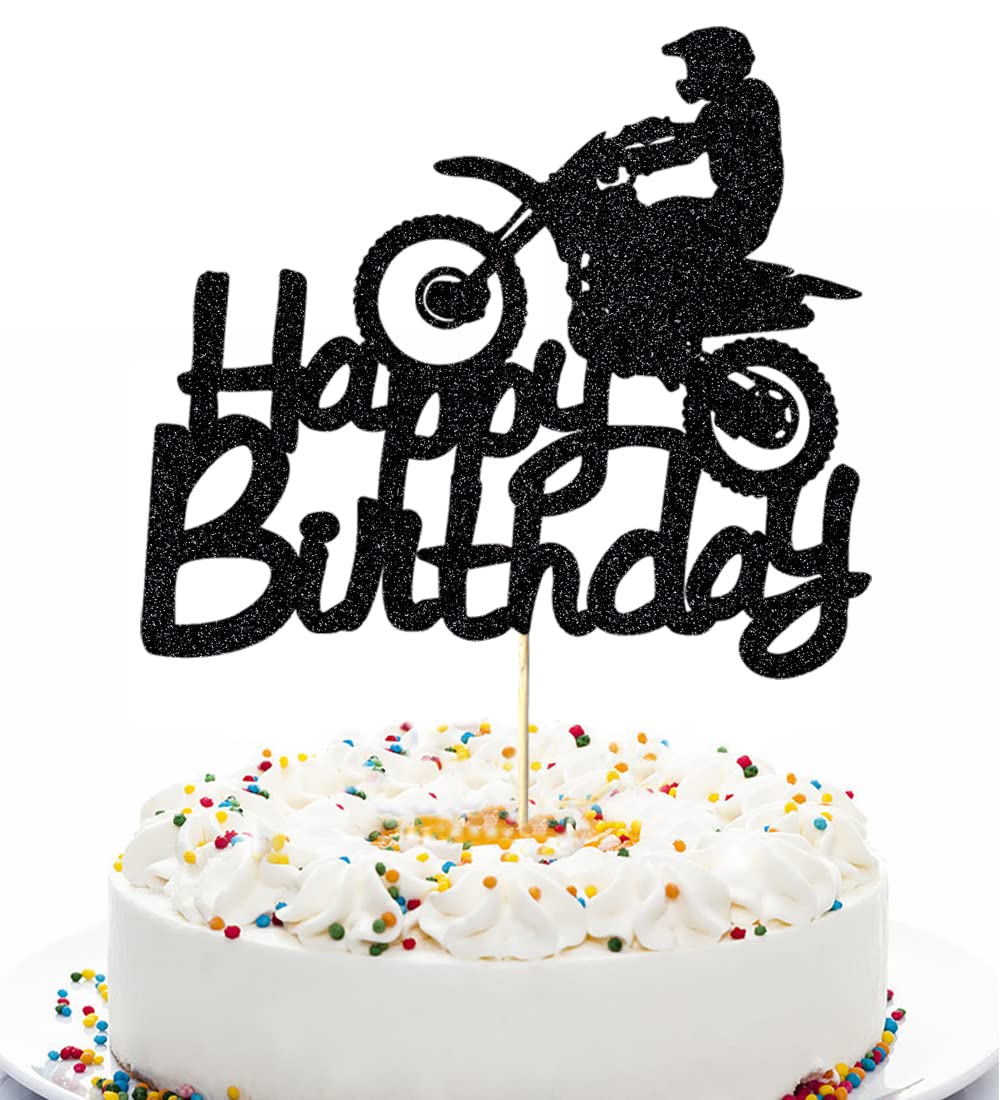 Music Happy Birthday Cake Topper，Roll Music Cake Decor Hip Hop Dancing Ball Cake Decorations，Guitar Note Birthday Party Supplies BST220