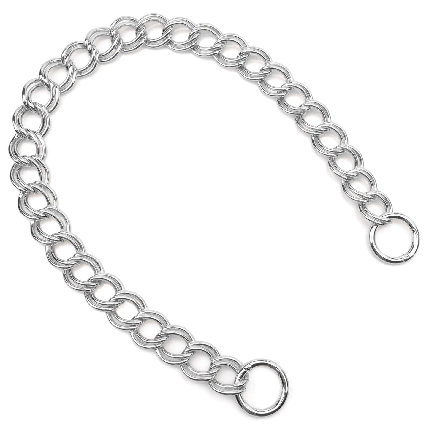 Errienpin 23.6 Inch Chunky Purse Chain Handles | Double Chain with Oversized O Ring | Short Strap Replacement for Handbags & Shoulder Bags(Antique Gold) BST220
