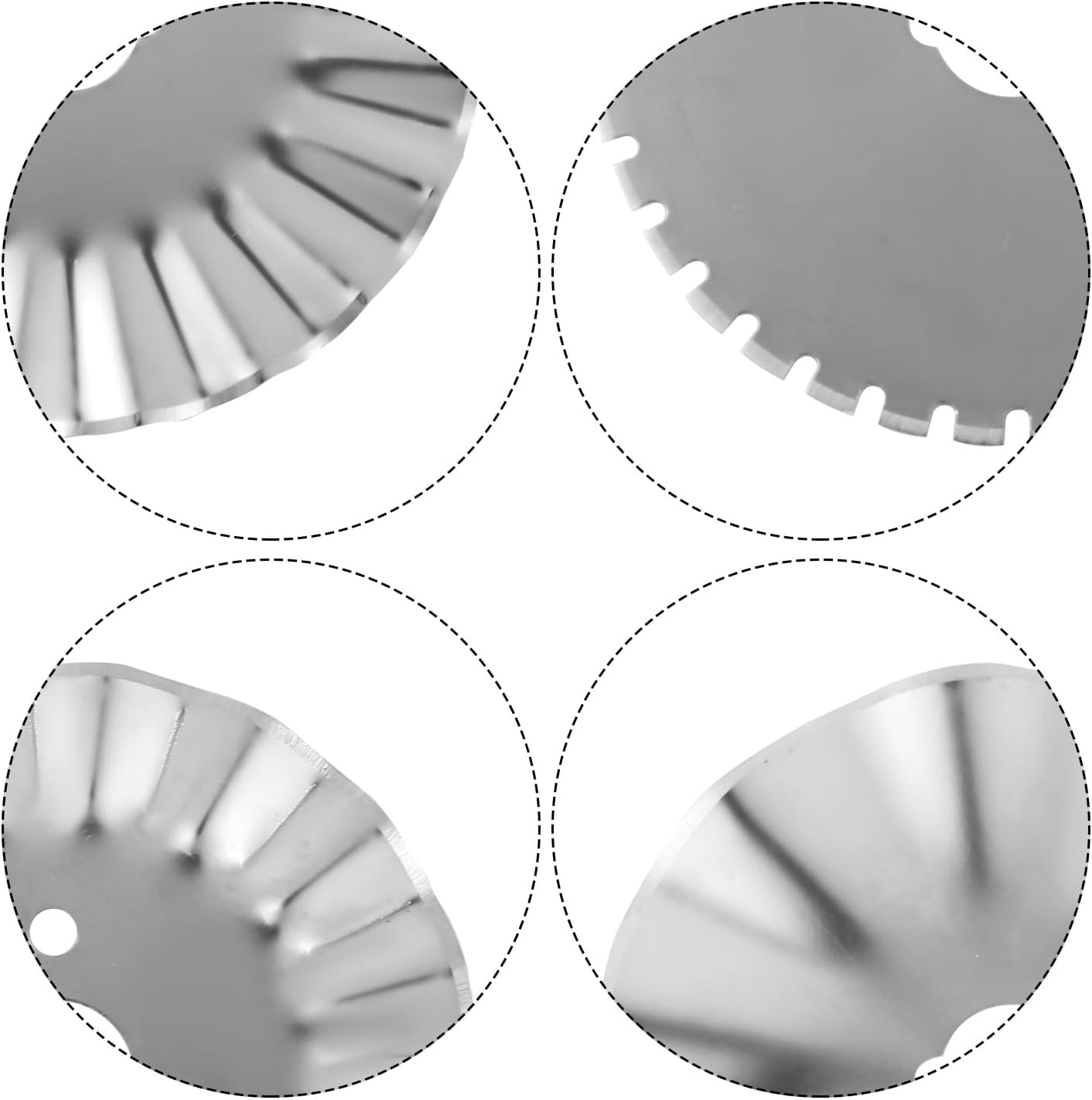 6 Pcs Rotary Cutter Blades, Rotary Cutter Blades 45mm for Quilting Rotary Blades Refill Rotary Cutter Replacement Blades for Crafts Sewing Quilting Projects BST220