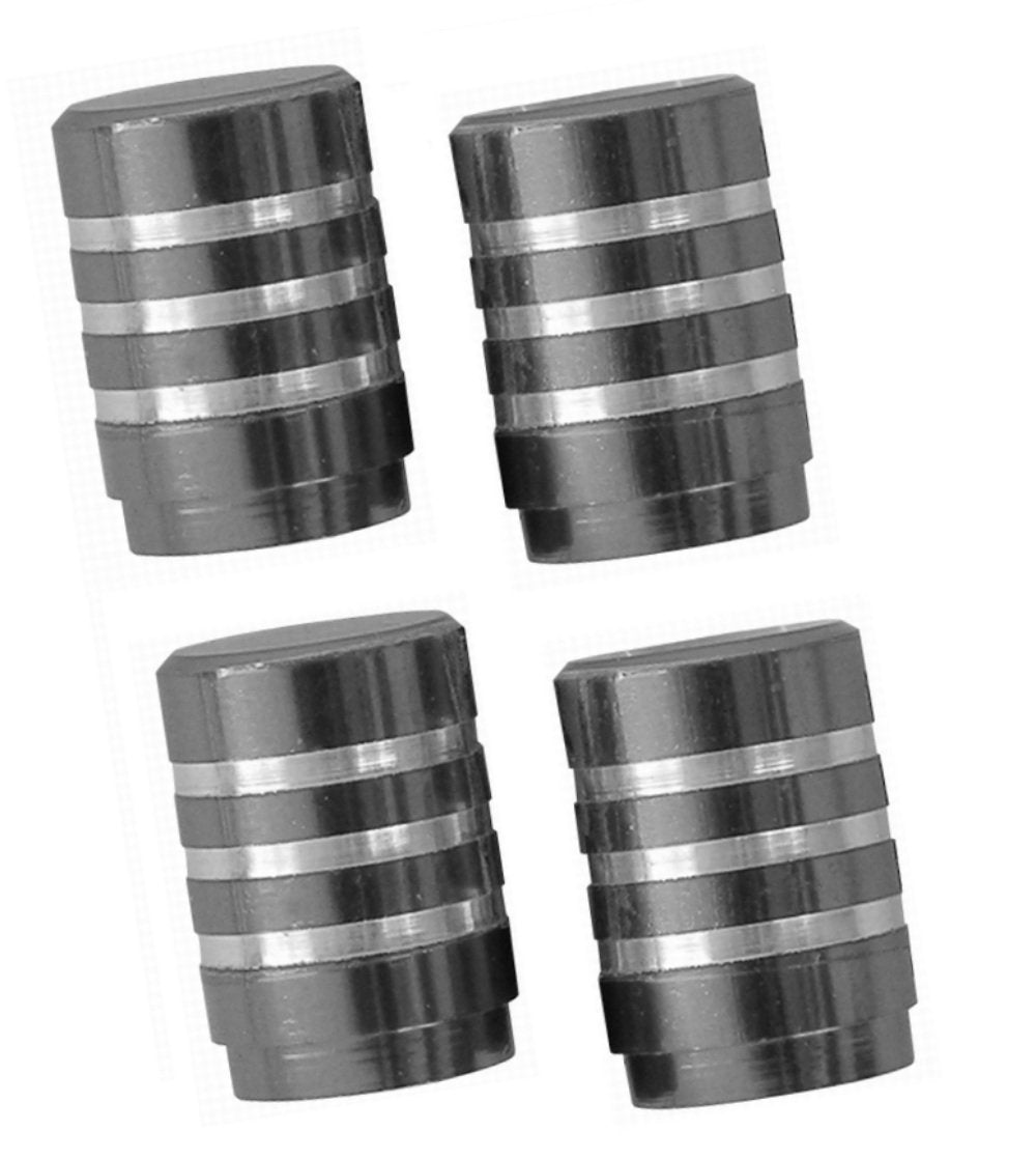 Custom Accessories 16114 Black Dice Style Valve Cap WN420