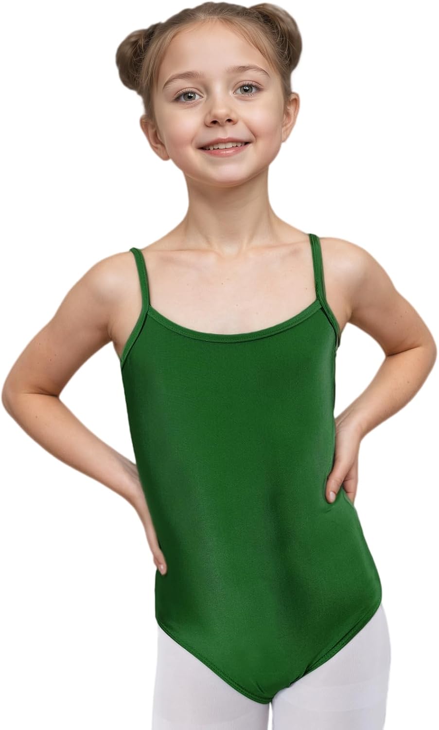 Wildarms Girls Camisole Ballet Leotard Dance Wear | Girls camisole leotard features an unlined single-layer polyester fabric designed for lightweight costume layering WN420