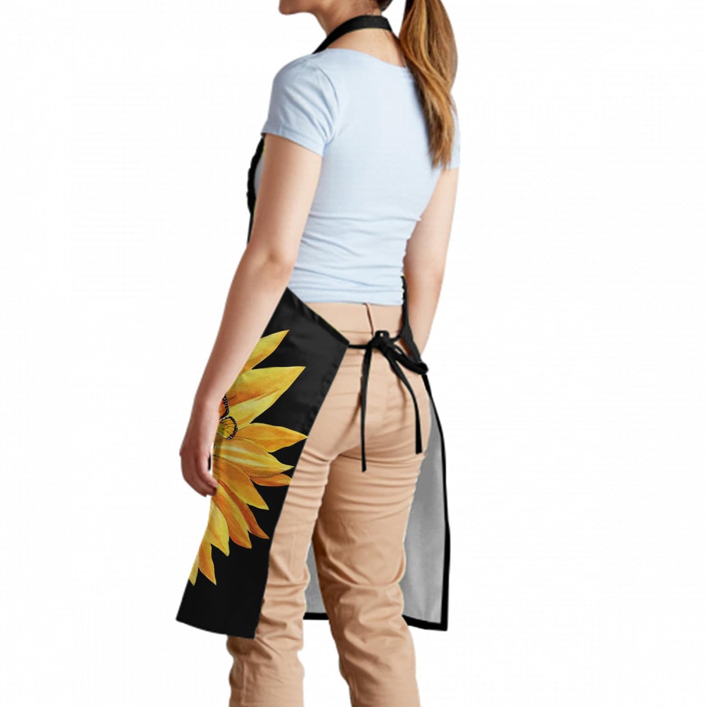 Giwawa Unisex Adult Apron Waterproof Stain Resistant Kitchen Cooking Apron with 2 Pockets for BBQ Grill Painting BST326H