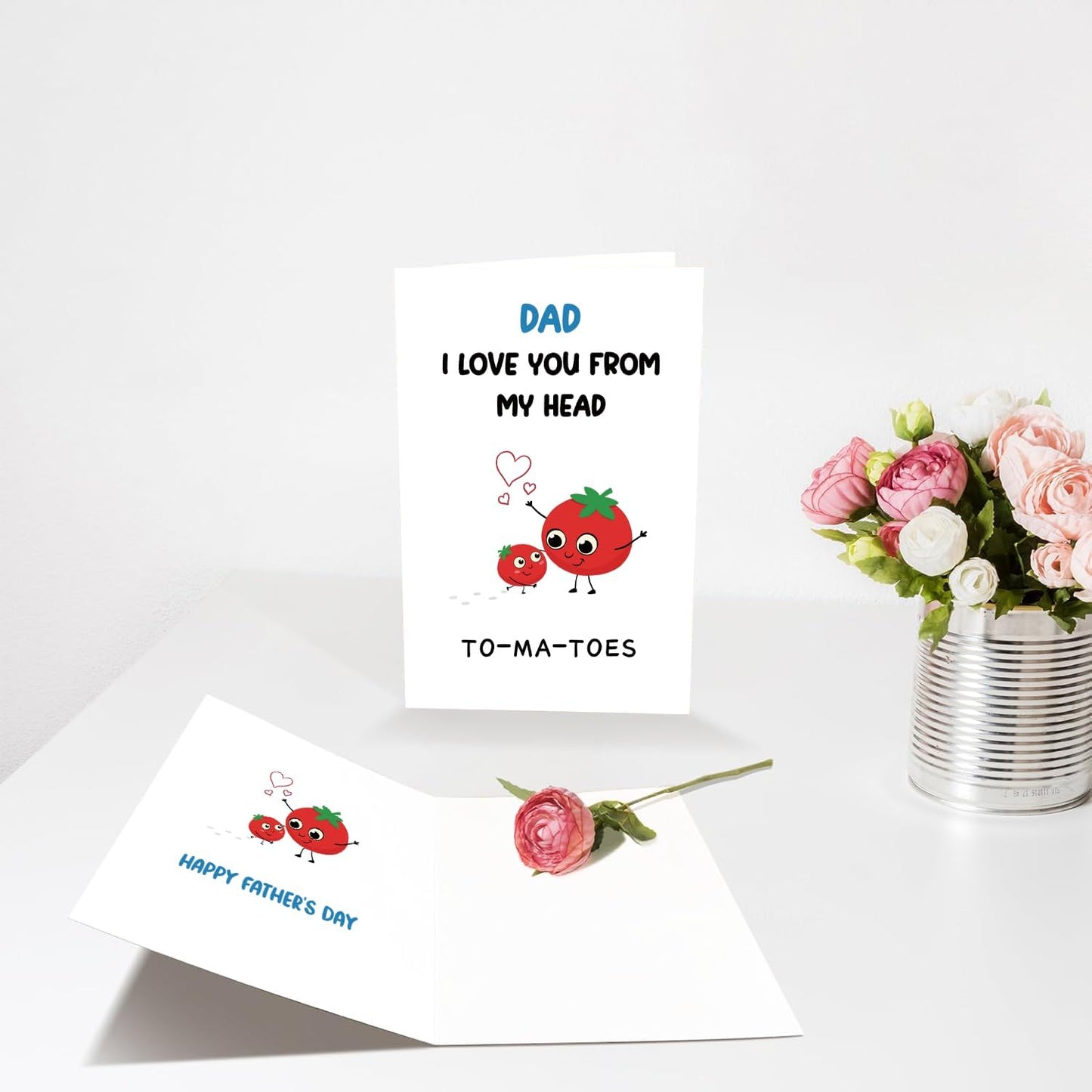 Funny Fathers Day Card for Dad Daddy Bonus Dad, Cute Cards for Fathers Day, Father's Day Cards from Son Daughter, Father's Day Cards Gift For Men Him BST202
