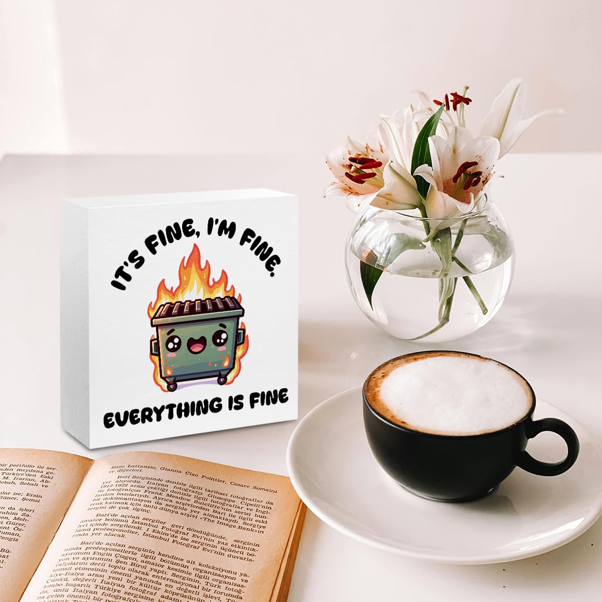 Inspirational Motivational Gifts Employee Appreciation Gifts Wood Box Sign | Daily Affirmations for Women, Little Reminders You are Enough Wooden Box Desk Decorative Sign for Office Desk Table Shelf BST202
