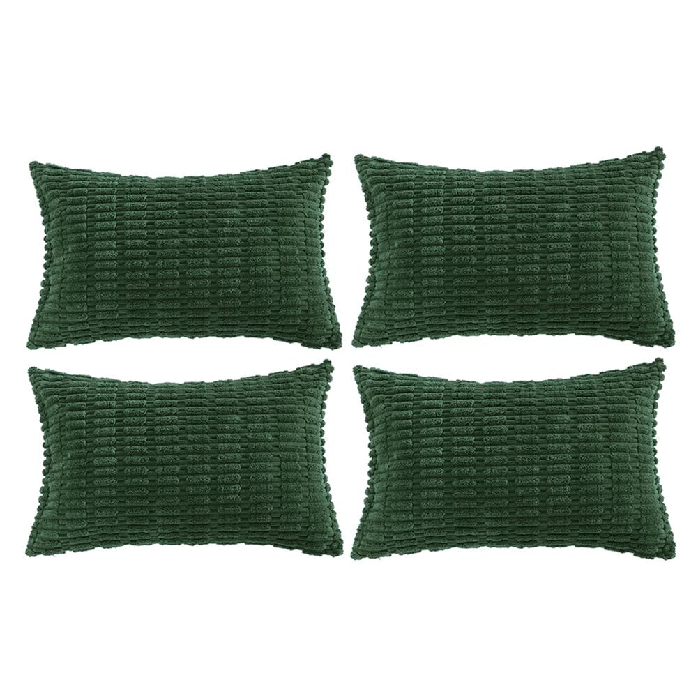 Fancy Homi 4 Packs Decorative Throw Pillow Covers for Living Room Couch Bed, Modern Farmhouse Boho Home Décor Accent Cushion Case, 26" x 26", Peach BST220