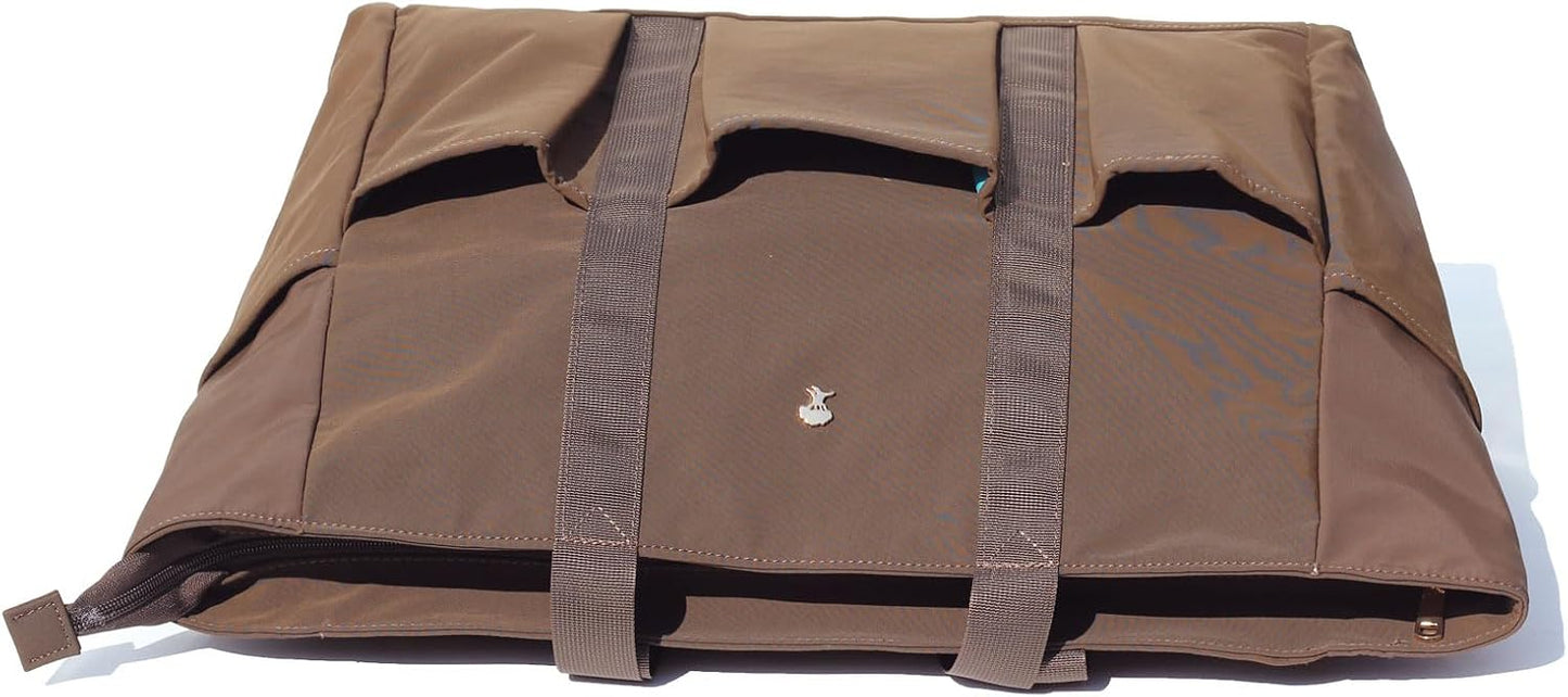 ESVAN Utility Tote Bag Weekender Duffle Bag with 13 Pockets - Perfect for Travel, Work, Gym, Beach, Teachers, and Nurses BST326H