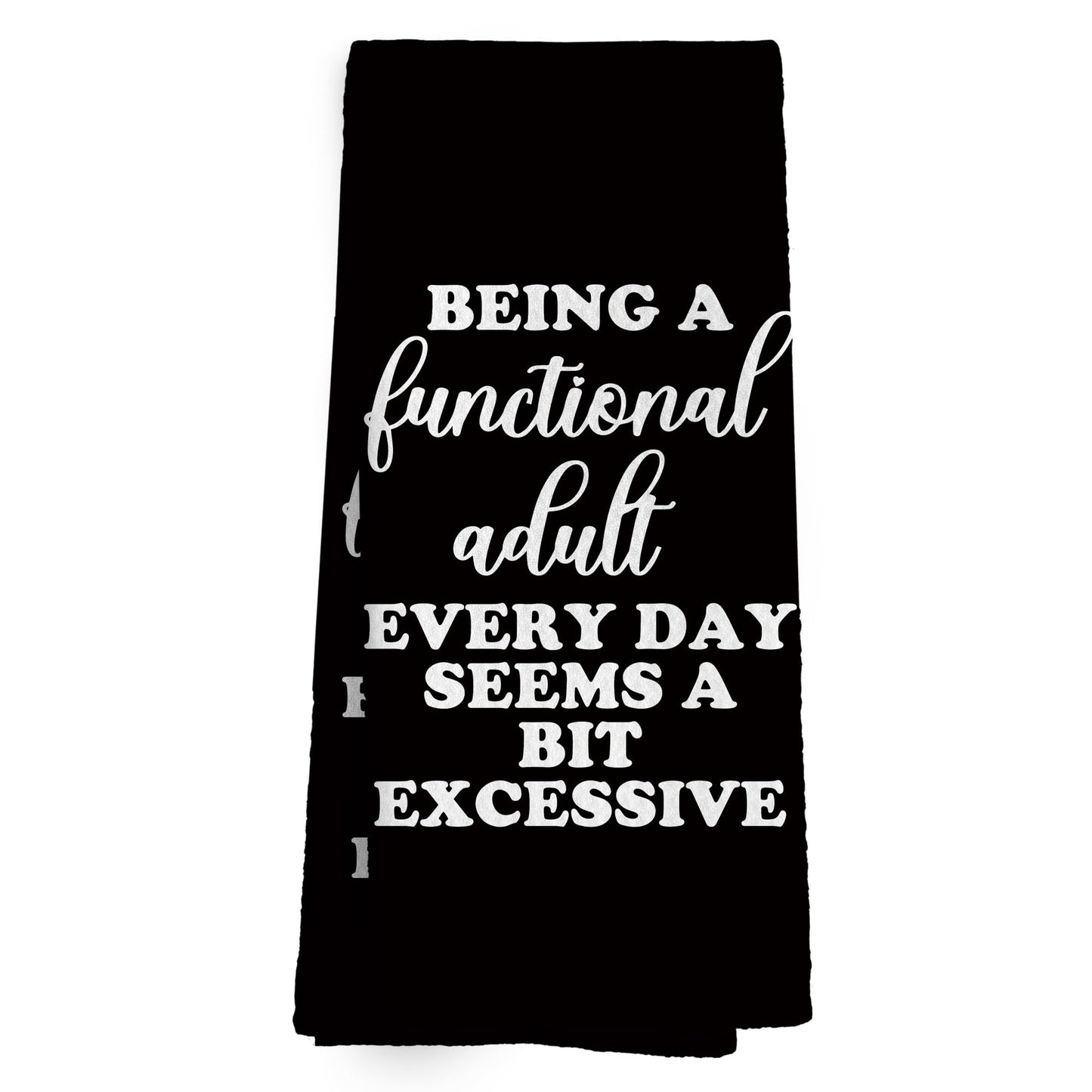 Funny Kitchen Towels Dish Towel Dishcloth 16x24 Inches, Funny Dish Towels with Sayings Towel Decorative Absorbent Hand Tea Towels for Kitchen Bathroom Decor, Humorous Gifts for Women Men BST326L
