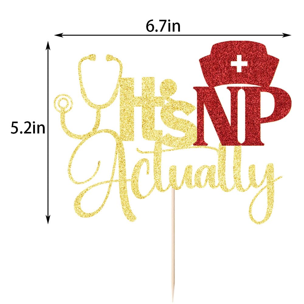 Class of 2026 Cake Topper | Gold Glitter Grad Cap Cake Pick-Boys Girls primary school High School College 2026 Graduation Theme Party Cake Decor Supplies BST202