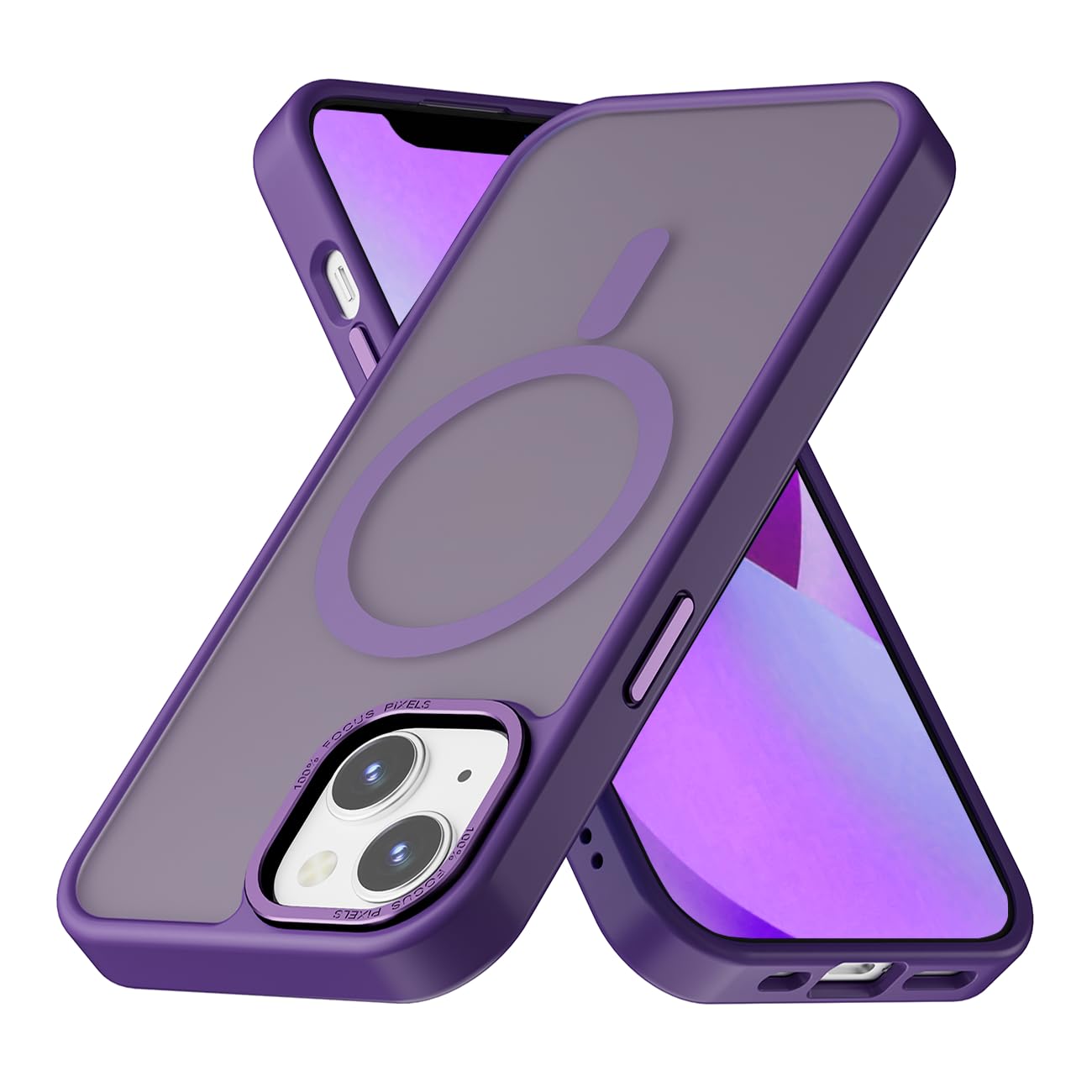 PinLiSheng for iPhone 17 Pro Max Case， Compatible with MagSafe, Shockproof Military-Grade Protection, Scratch-Resistant Back, Anti-Yellowing，Magnetic Phone Case for iPhone 17 Pro Max, Clear WN420