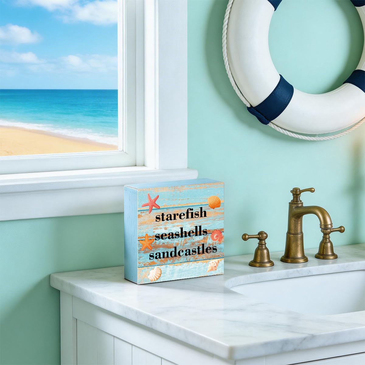 Coffee Sign Decor Sunshine Decorations for Home Office Coffees Station | Coffee Bar Decor Decorations for Home Funny Sun Table Desk Decorations Unique Housewarming Gift Ideas for Women BST202