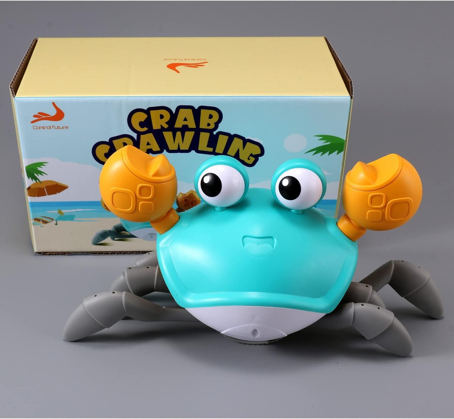 Crawling Crab Baby Toys 6–12 Months, Tummy Time Toys for Babies with Music and Lights N27