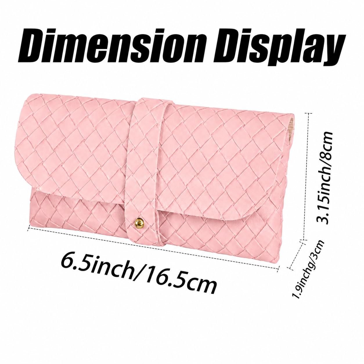 Glasses storage bag Travel sunglasses myopia glasses storage bag Fashion leather storage bag WN420