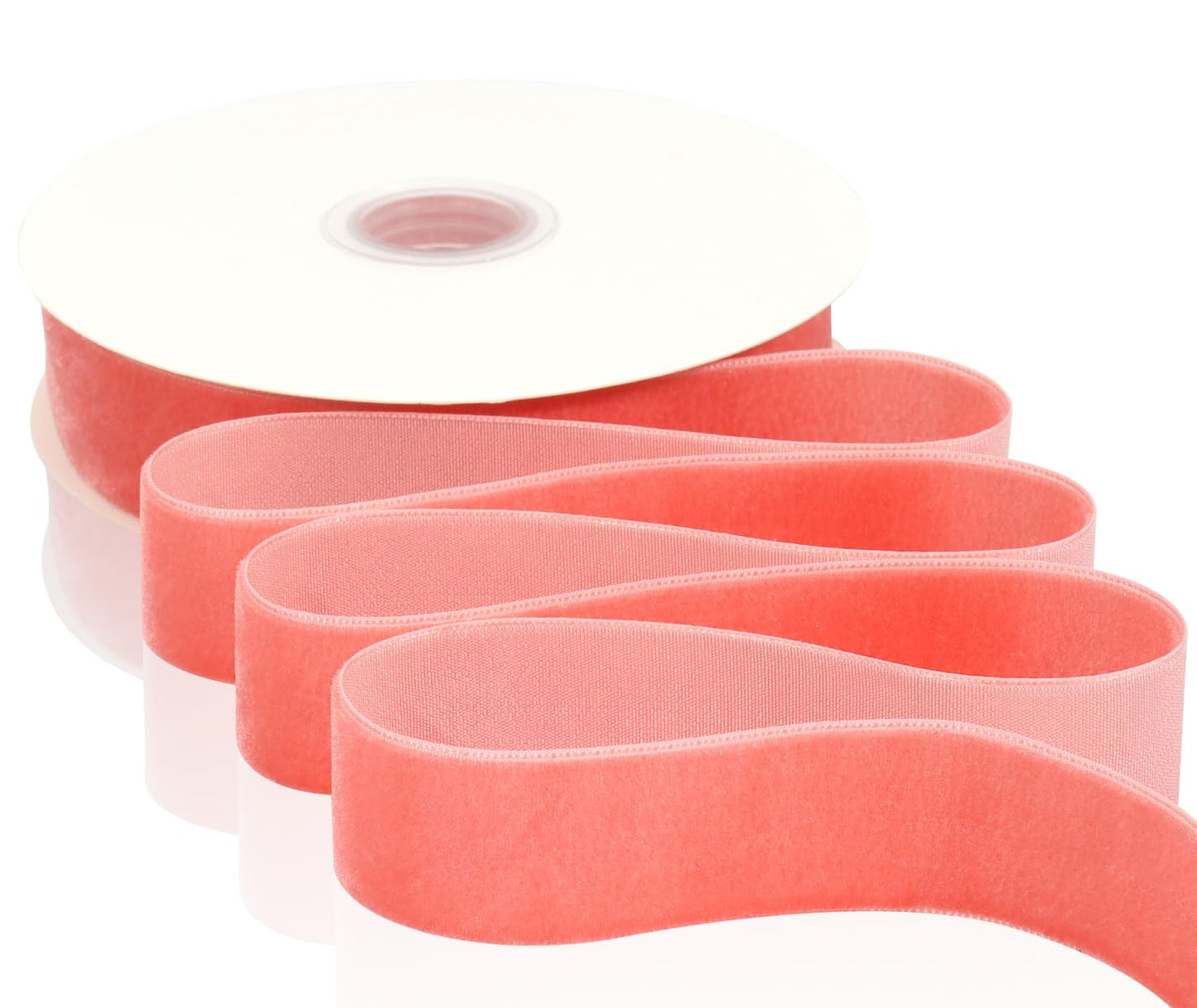 Red Velvet Ribbon 3/8 Inch X 12 Yards Christmas Ribbon for Gift Wrapping Christmas Ornaments Crafts Home Décor BST220