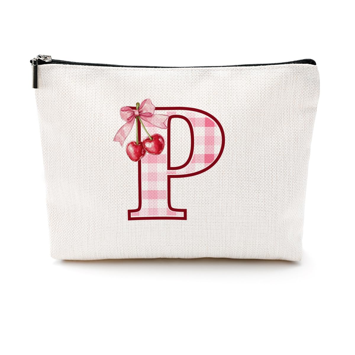 Soccer Gifts Initial Makeup Bag Soccer Girl Gifts Cosmetic Bag Letter D | Monogrammed Zipper Pouch Soccer Accessories for Girls Women Player Coaches Friend Graduation Birthday Gifts BST202