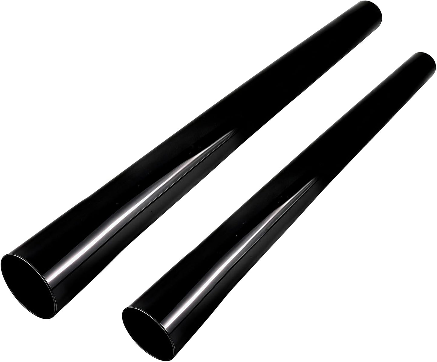 Vacuum Extension Tubes 2Pack, 1.25 Inch Diameter, 14.76" and 17.71" Length - Black | Compatible with 1-1/4 Inch Hose Wet/Dry Vacuum Cleaners | Versatile Tool (Black, 1 P14.76" +1 P 17.71 ") BST202