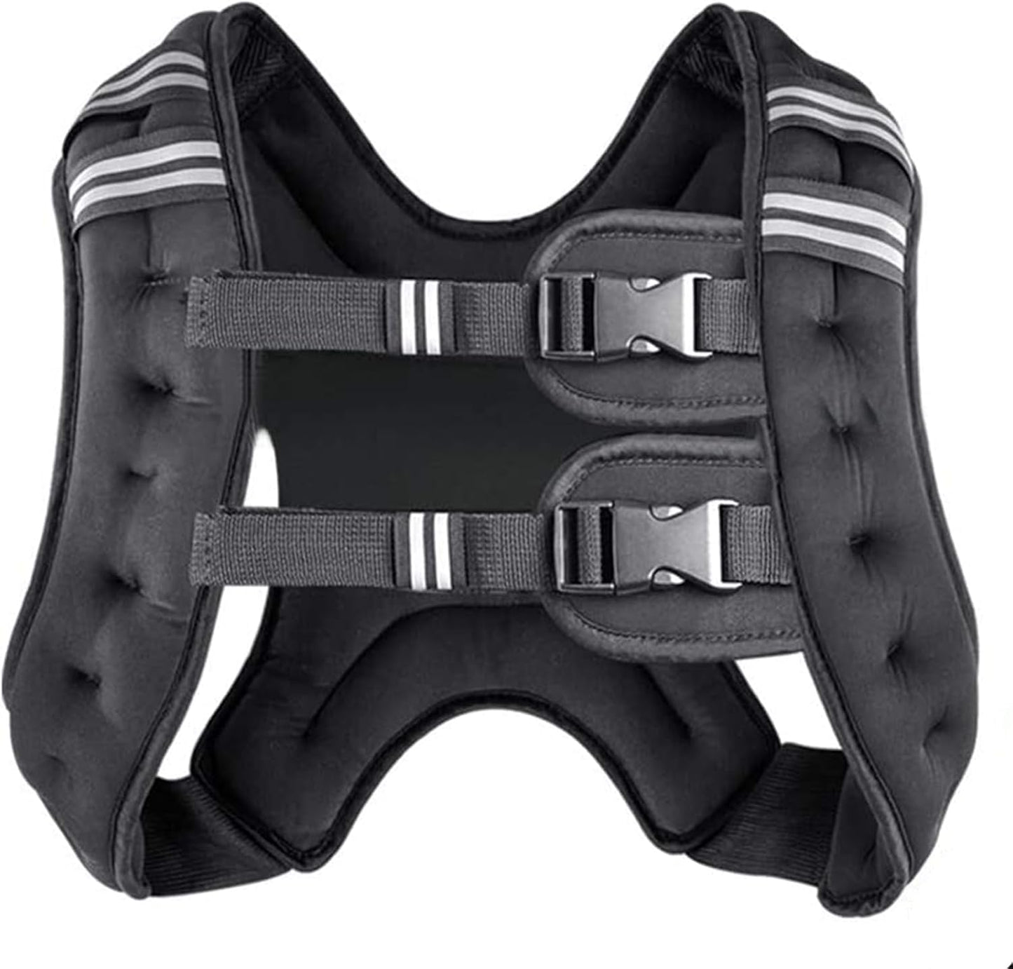 Prodigen Weighted Vest for Women and Men 8 12 16 20 25 30 Lbs with Reflective Stripe and Double Adjustable Buckle Straps Weight Vests for Strength Training, Jogging, Cardio, Weight Loss WN420