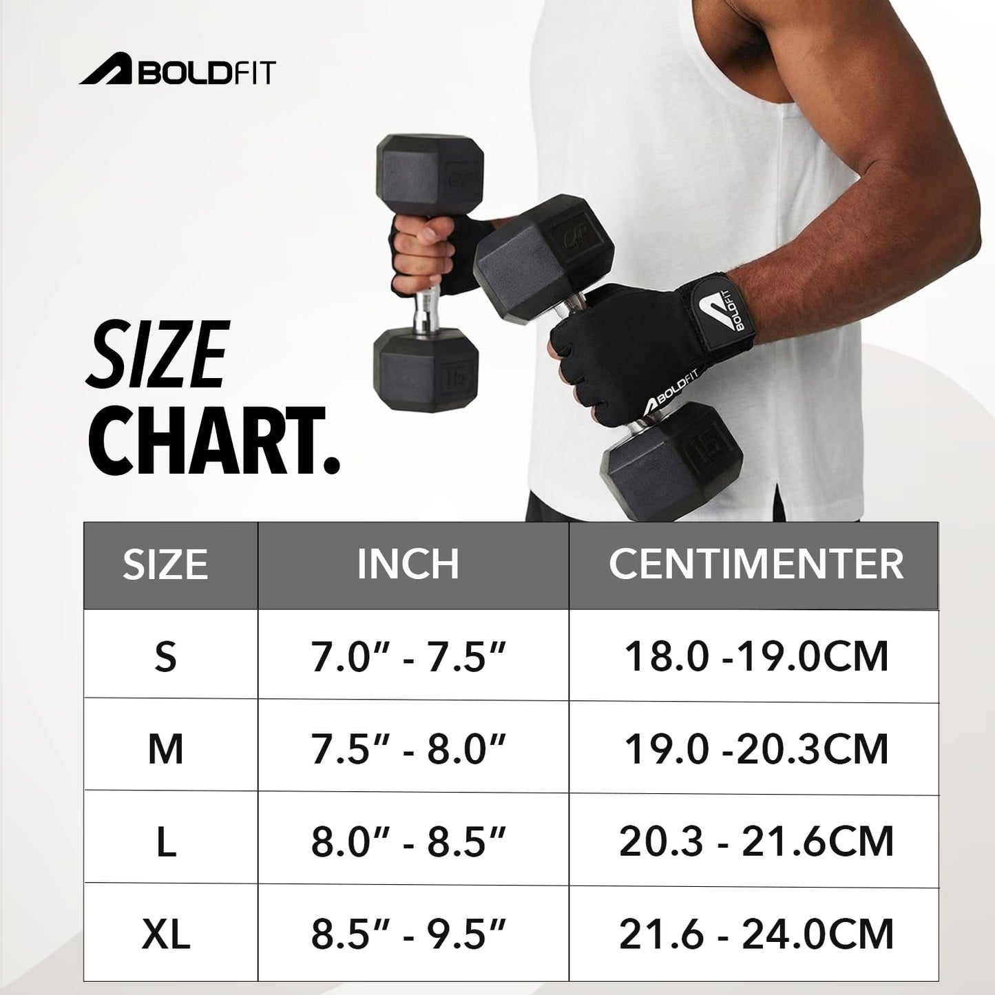 Boldfit Gym Gloves for Men & Women with Wrist Support Accessories for Weightlifting, Training, Exercise, Cycling Gloves, Bike Riding Gloves WN420