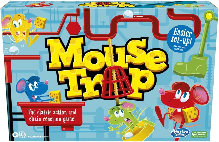 Hasbro Gaming Mouse Trap Board Game for Kids Ages 6 and Up 16