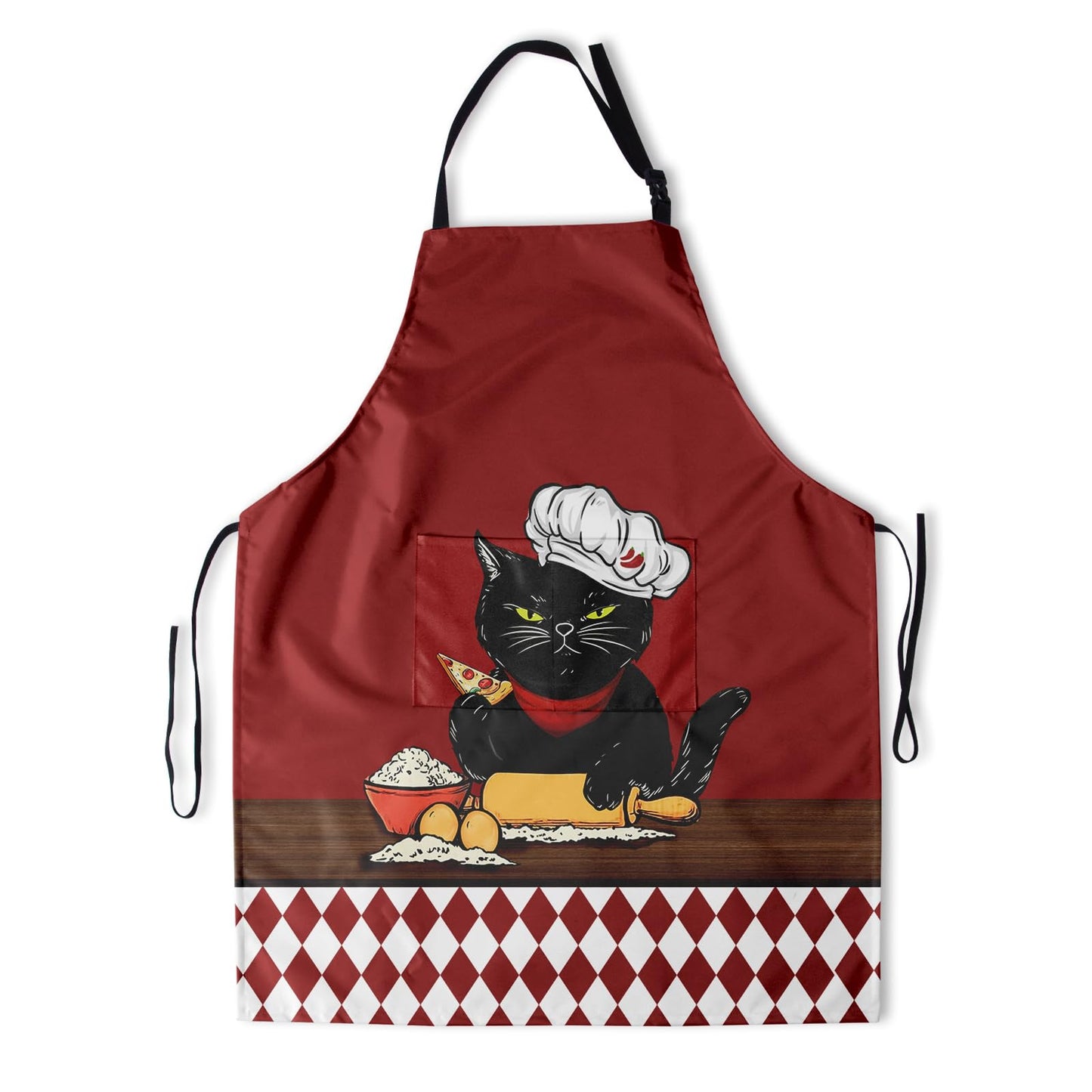 Art Apron with Pocket for Women Men | Kitchen Aprons Chef Apron for Cooking Baking BBQ Painting Gardening BST202