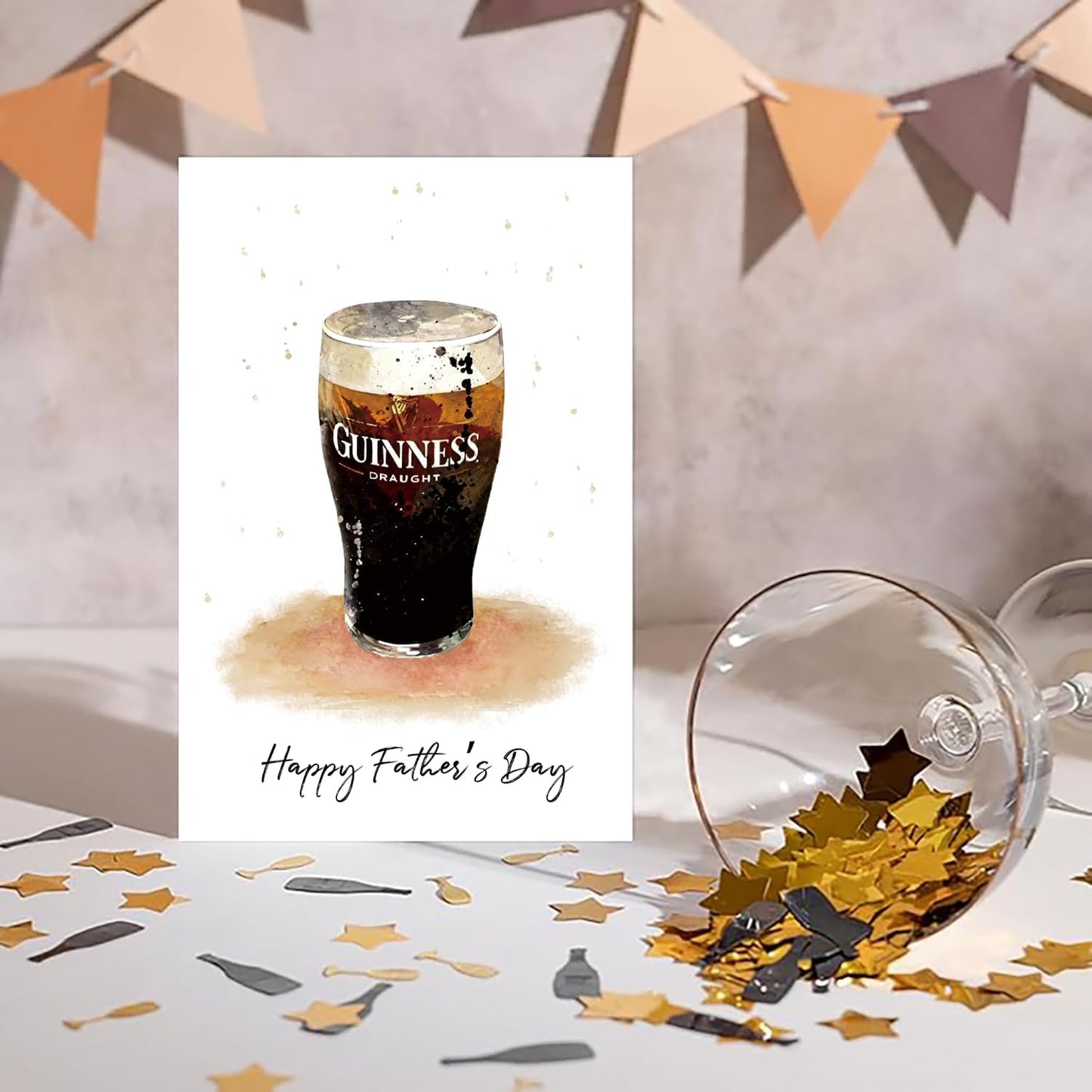 Funny Fathers Day Card for Dad Stepdad Bonus Dad Husband Grandpa, Humorous Happy Father's Day Card Gift from Son Daughter Grandson Granddaughter, Unique Fathers Day Card for Him BST202