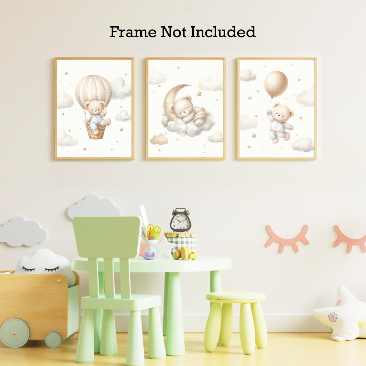 Positive Affirmations Posters for Kids,Inspirational Posters Prints Wall Art for Classroom Nursery Kids Room Home 11x14 Inch Unframed Set of 3 WN420