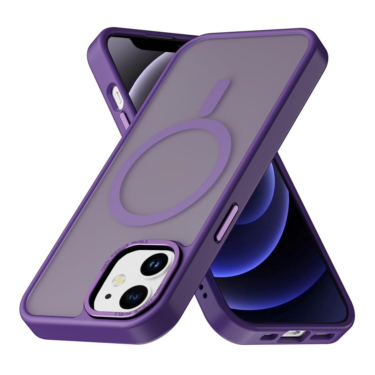 PinLiSheng for iPhone 17 Pro Max Case， Compatible with MagSafe, Shockproof Military-Grade Protection, Scratch-Resistant Back, Anti-Yellowing，Magnetic Phone Case for iPhone 17 Pro Max, Clear WN420