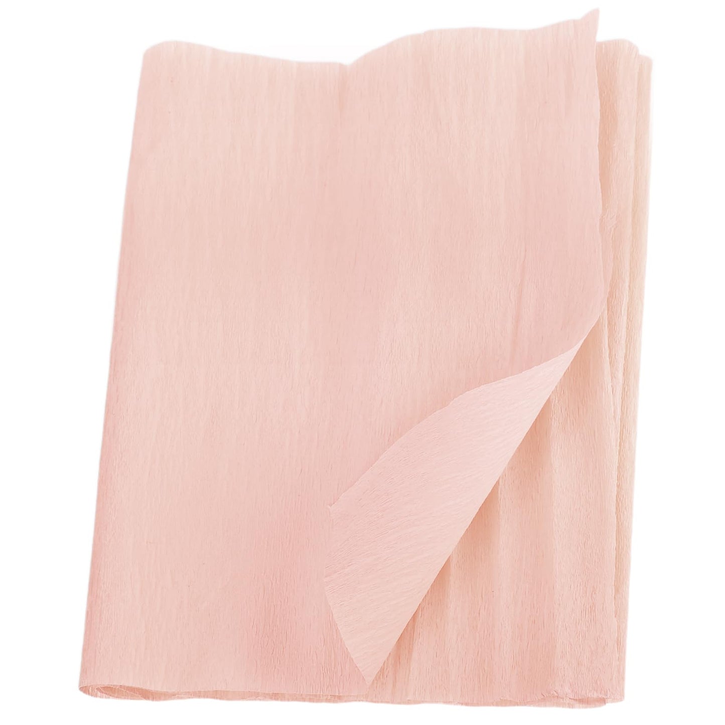 MECCANIXITY Crepe Paper Roll 7.5ft Long 20 Inch Wide for Wedding Ceremony Various Large Festivals Decoration, Light Champagne BST326L