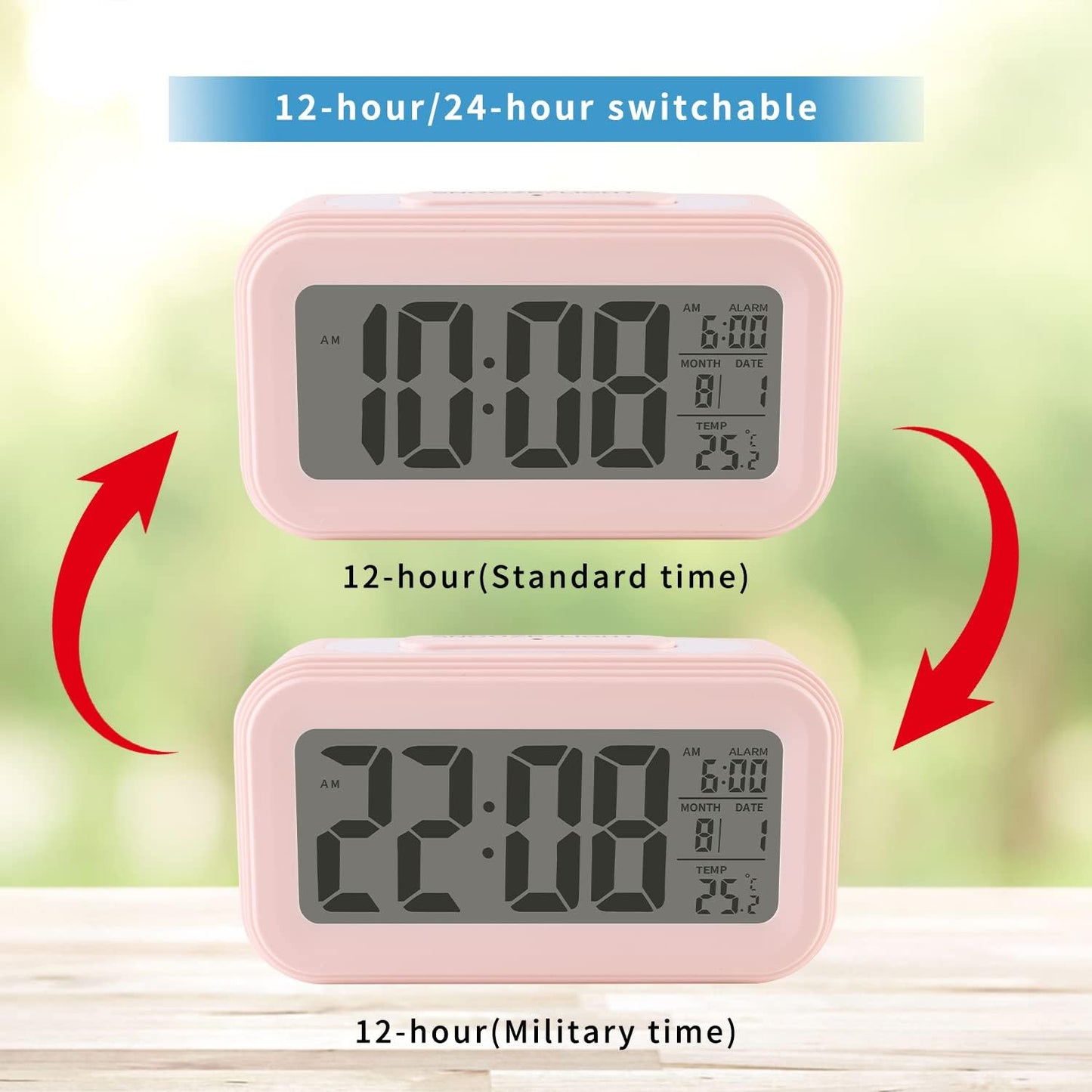 Optically Controlled Liquid Crystal Device Alarm Clock 79