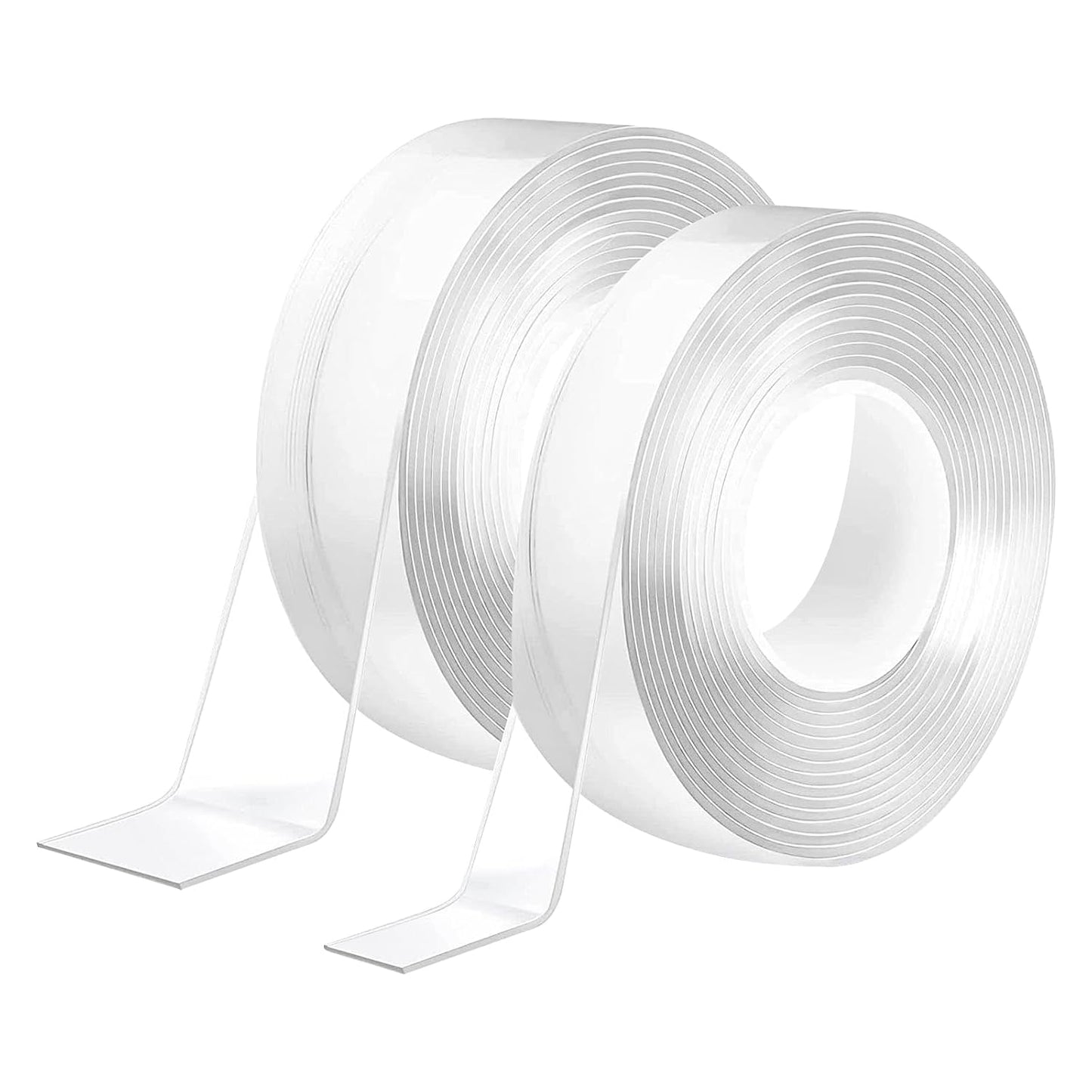 SIKEDEPRO Double Sided Tape Heavy Duty 2 Rolls, 20ft Nano Tape Double Sided,Adhesive Tape for Walls, Carpets, and Posters, Double Stick Mounting Tape for Rug, Picture Hanging Strips, Office & Outdoor WN420