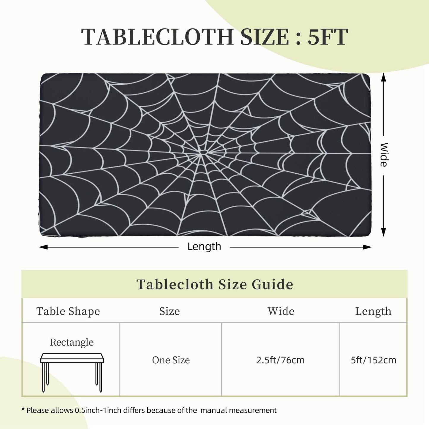 Blue Petal Mandala Pattern Tablecloth with Elastic Edge, Round Table Cover Washable Reusable Bohemian Table Cloths for Kitchen Dining Party, Medium (Fits 45-50 in) BST202