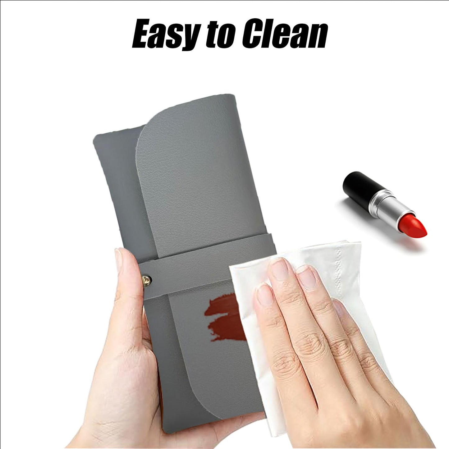 Glasses storage bag Travel sunglasses myopia glasses storage bag Fashion leather storage bag WN420