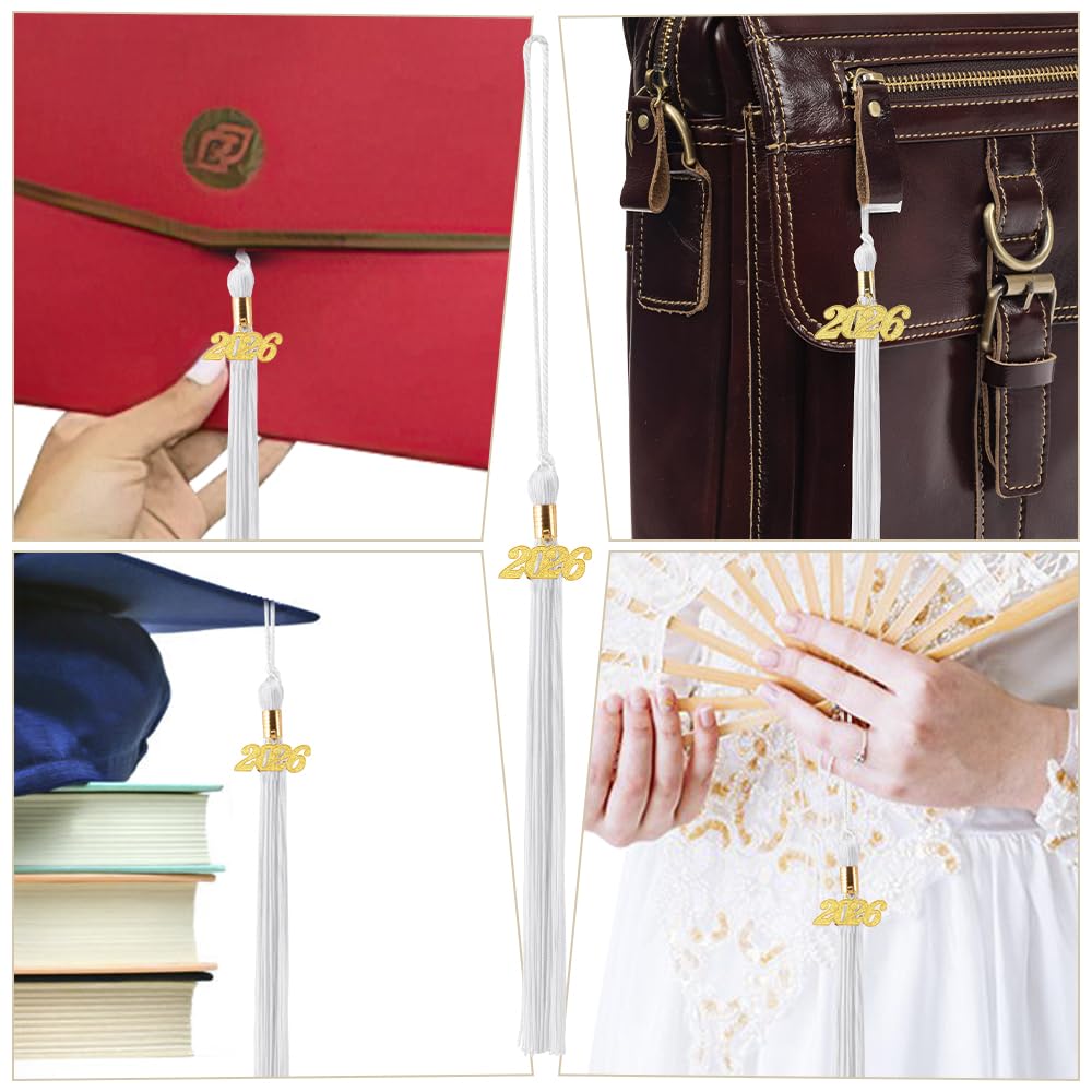 2026 Black Tassel Graduation with Charm,Graduation Cap Accessories,2026 Tassels for Caps Kindergarten Elementary School Middle School University Gifts for Students,Congrats Grad Ceremony Essentials BST220
