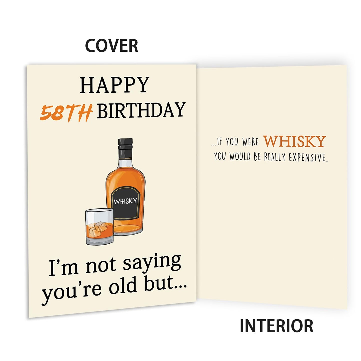 Funny 41st Birthday Card, Best 41st Birthday Gifts Women Men, Unique 41st Birthday Decorations for Him Her, Happy 41 Year Old Bday Card Gifts for Husband Wife WN420